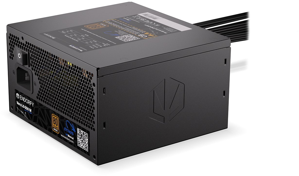 Fuqizues kompjuteri Endorfy Vero L6 Bronze, 650W, ATX 3.1, i zi 4