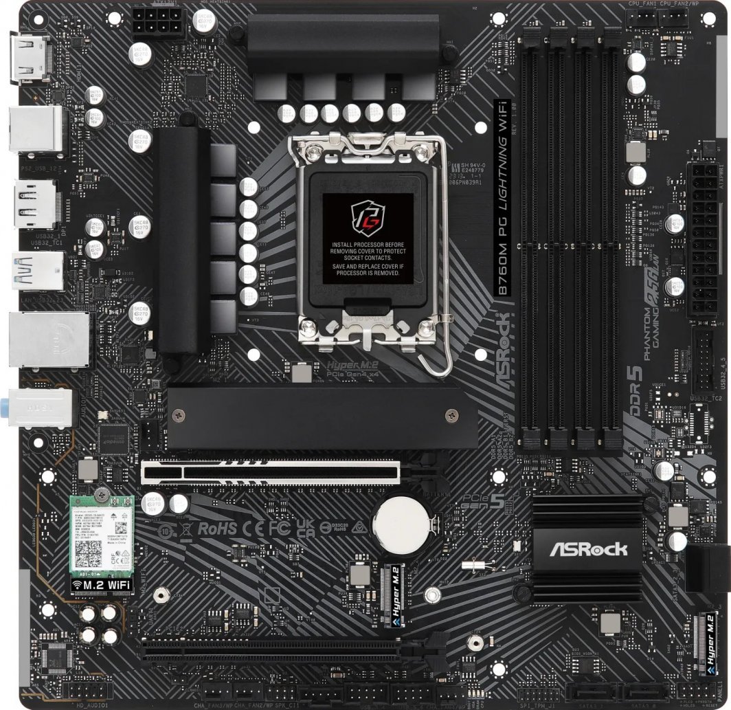 Pllakë amë Motherboard ASRock B760M PG LIGHTNING WIFI
