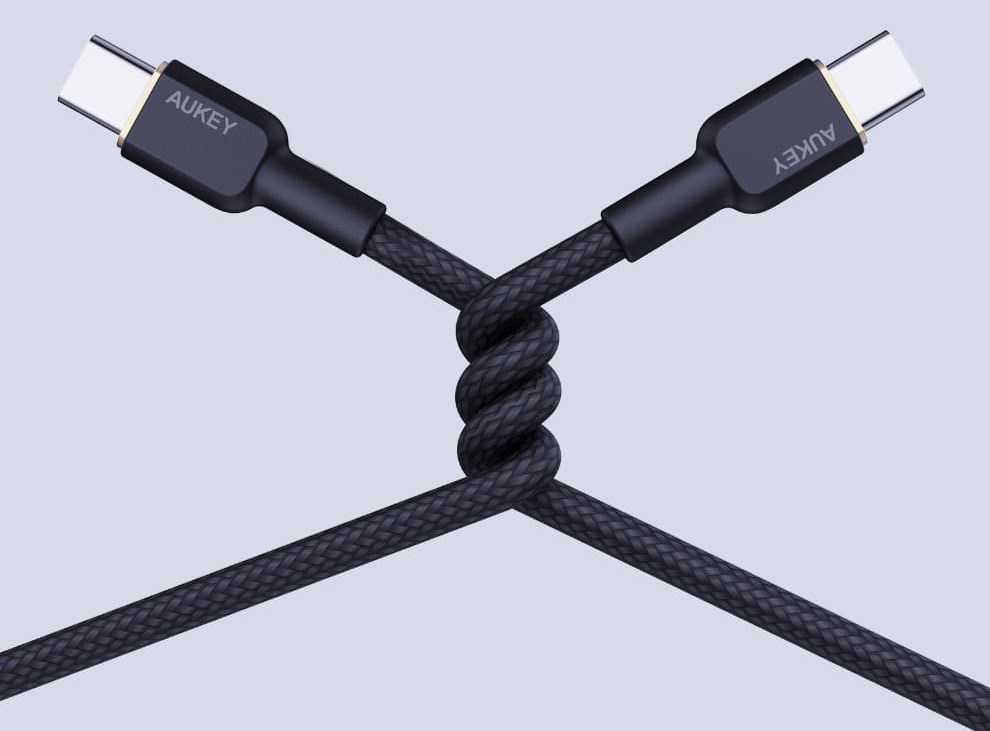 Кабел Aukey, USB C / USB C, 1 m