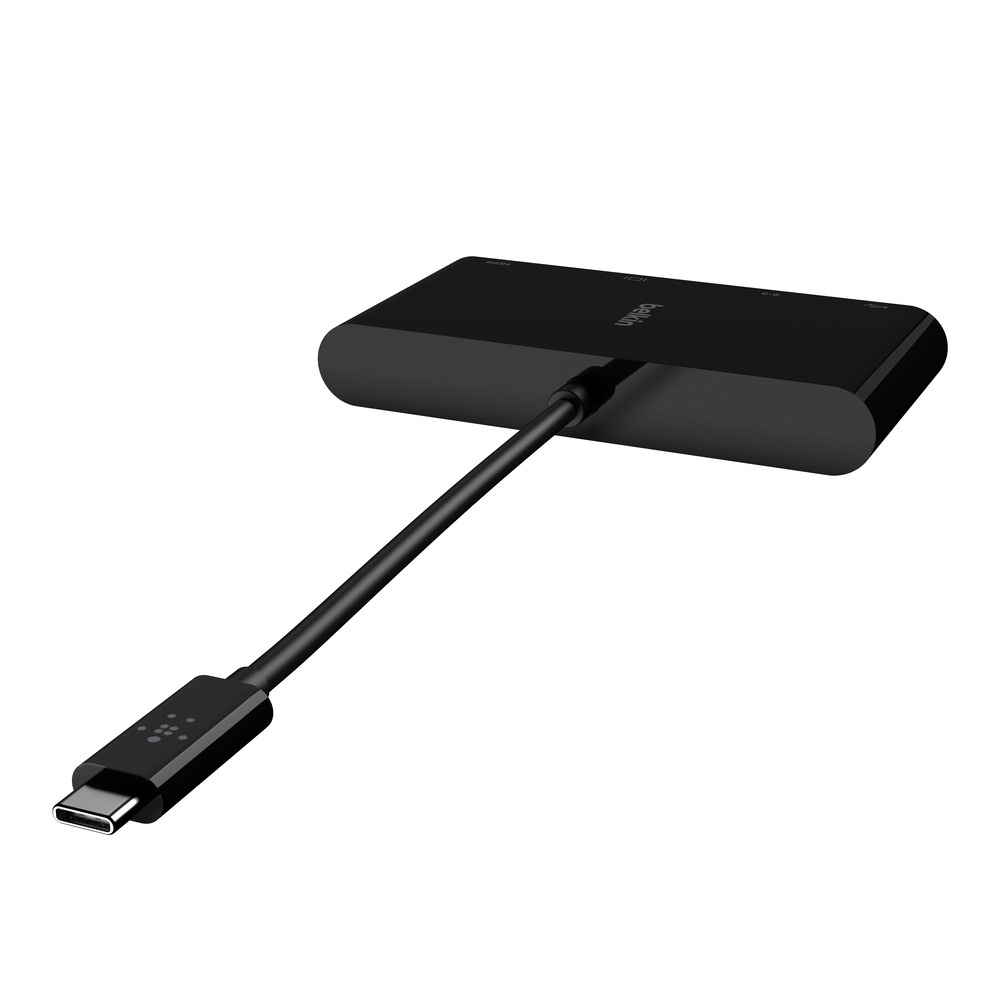 Përshtatës multimedial Belkin USB-C, i zi