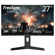 Monitor Rampage DROP DR27C300F  Gaming 27″ Curved FHD 300 Hz Fast VA  – I Zi