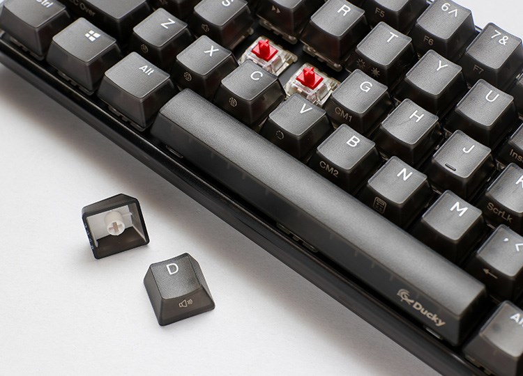 Тастатура за игри Ducky One 3 Aura Mini, Cherry MX Blue, црна