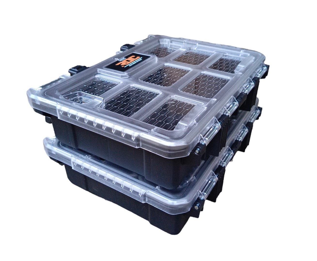 Organizues veglash Keter ROC Pro Gear 2.0, plastik i qëndrueshëm, kapak transparent
