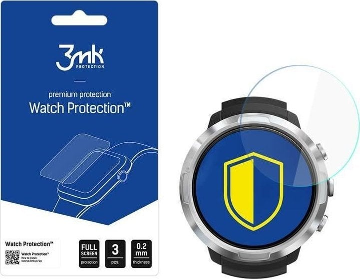 Xham mbrojtës 3MK FlexibleGlass për Suunto D5, hibrid, transparent