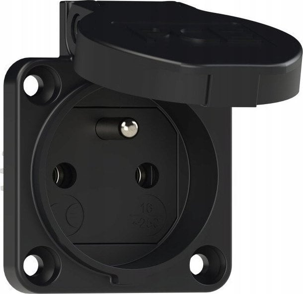 Prizë paneli PCE 1040-0ss, 10/16A 2P+E, 230V IP54, e zezë