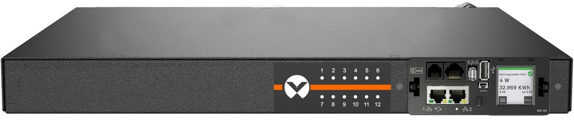 PDU Vertiv Geist MU05M1R0-12CF17-2C20A9H00-S, 12 dalje AC, montim 0U, i zi