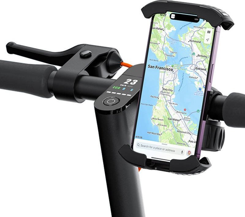 Mbajtëse biçiklete për telefon Baseus QuickGo, rrotullim 360°, e zezë