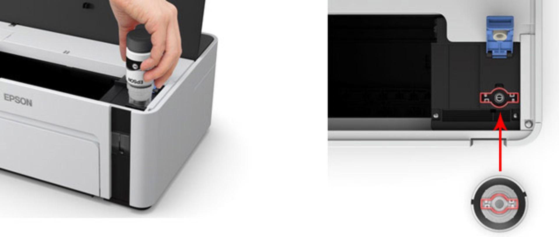 Printer inkjet Epson EcoTank M1100, monokrom, USB, i bardhë