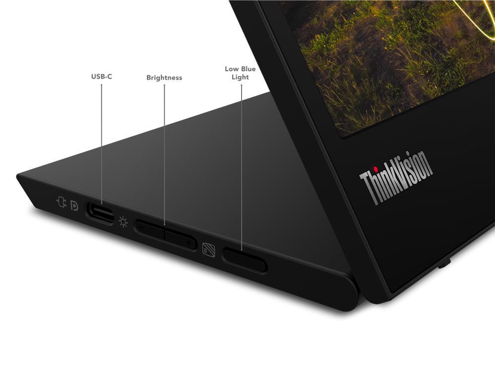 Monitor portativ Lenovo ThinkVision M15, 15.6", Full HD, i zi