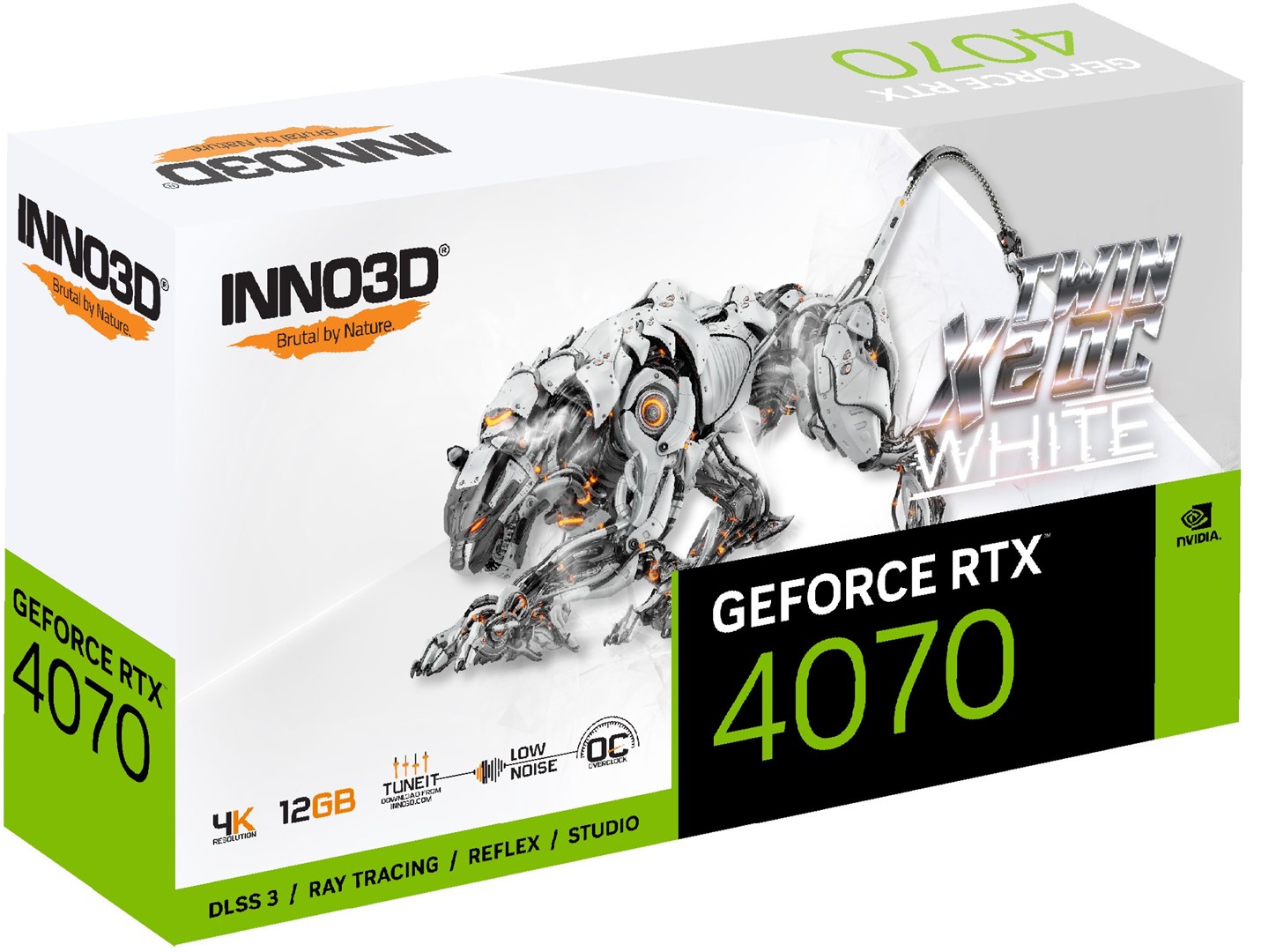 Kartë grafike Inno3D NVIDIA GeForce RTX 4070, OC, 12 GB GDDR6