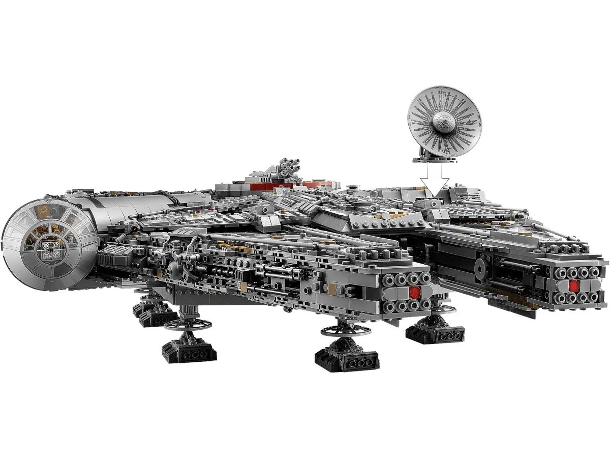 Set ndërtimi LEGO Star Wars Millennium Falcon 75192, model koleksionist, për të rritur, shumëngjyrësh