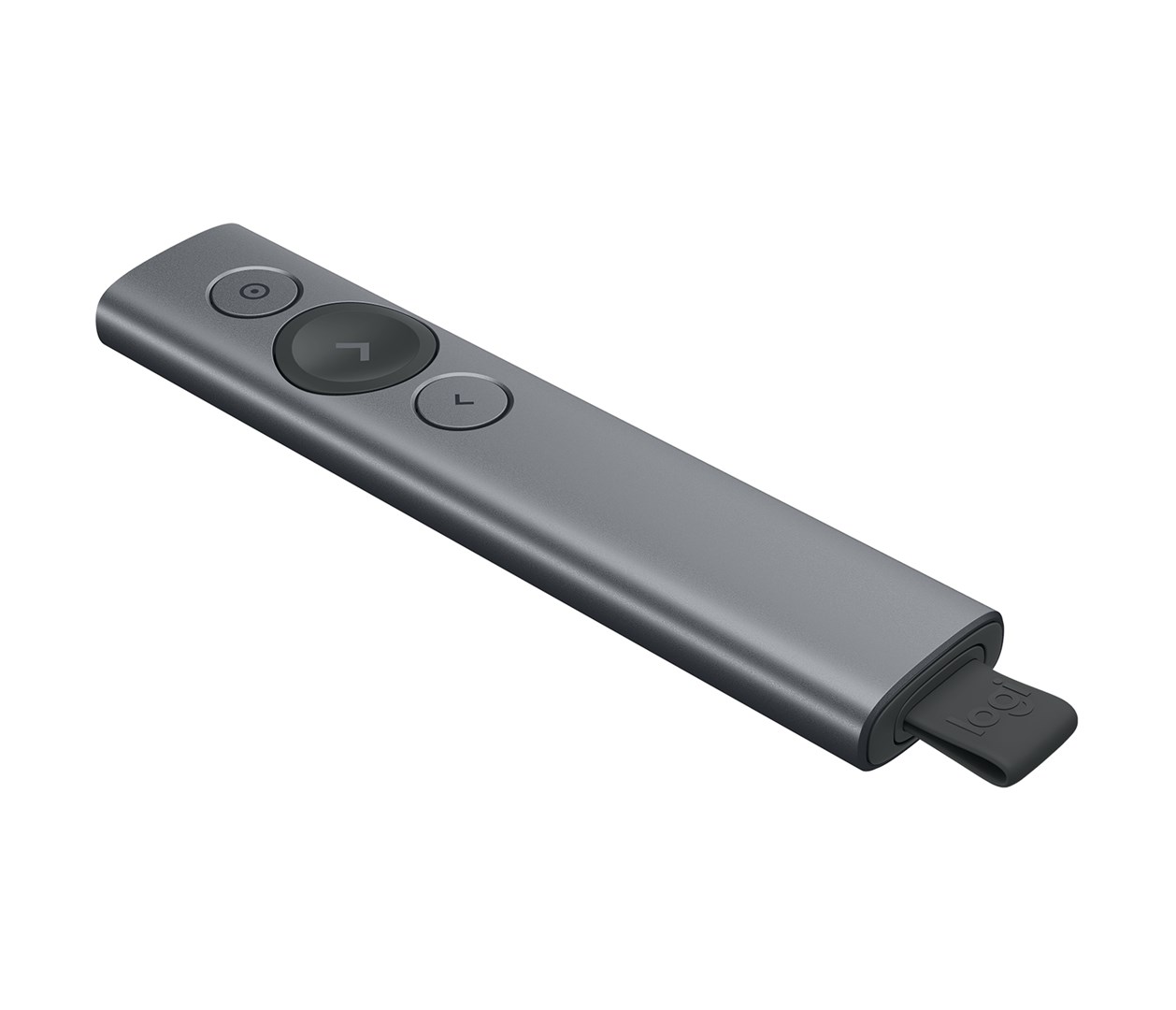 Prezantues Logitech Spotlight, wireless, gri e zezë