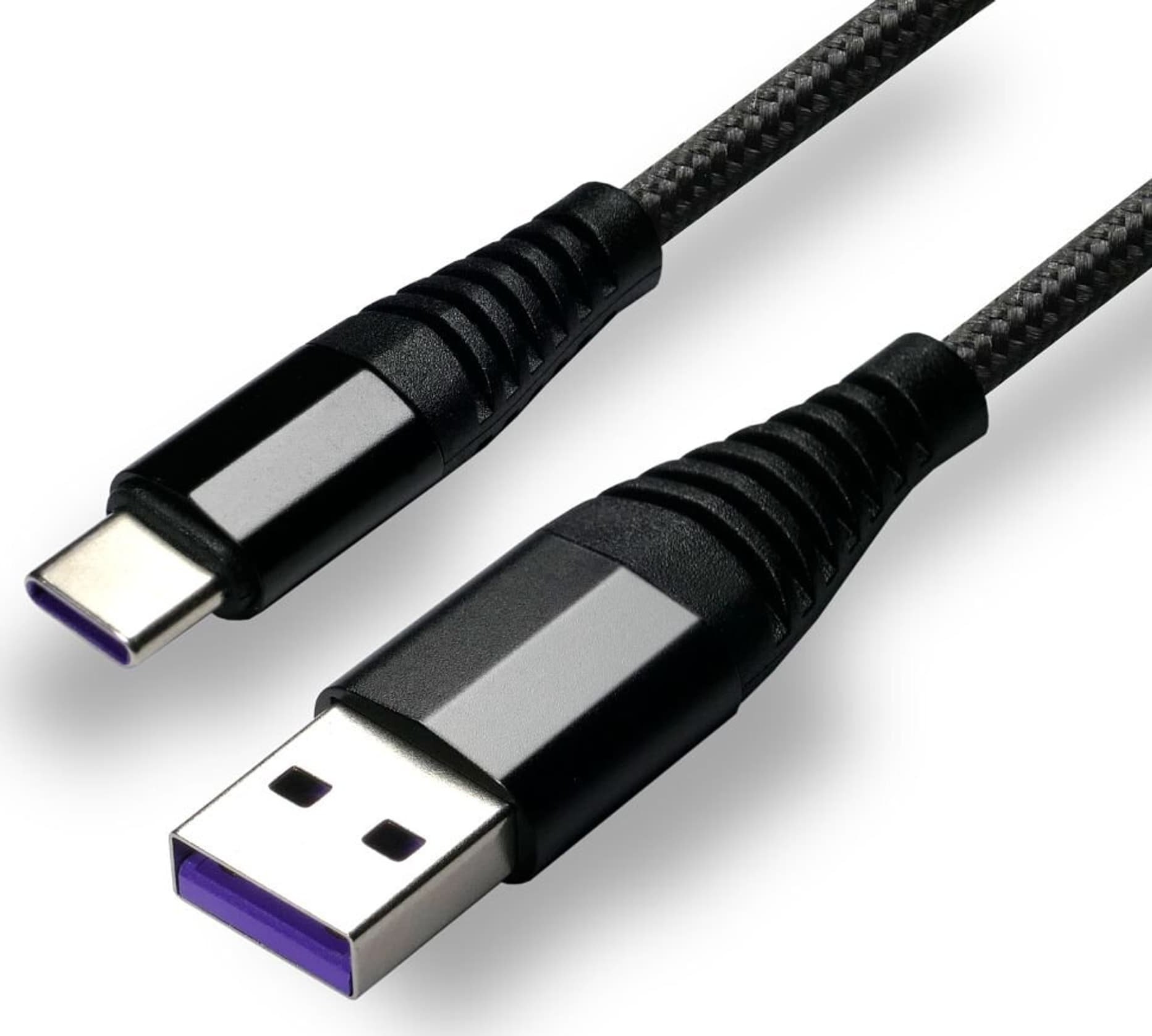 Kabllo USB EverActive CBB-1CHB, USB-A në USB-C, 1 m, i zi