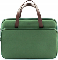 Çantë laptopi JCPal Milan Briefcase Sleeve, 13-14", rezistente ndaj ujit, ngjyrë ulliri