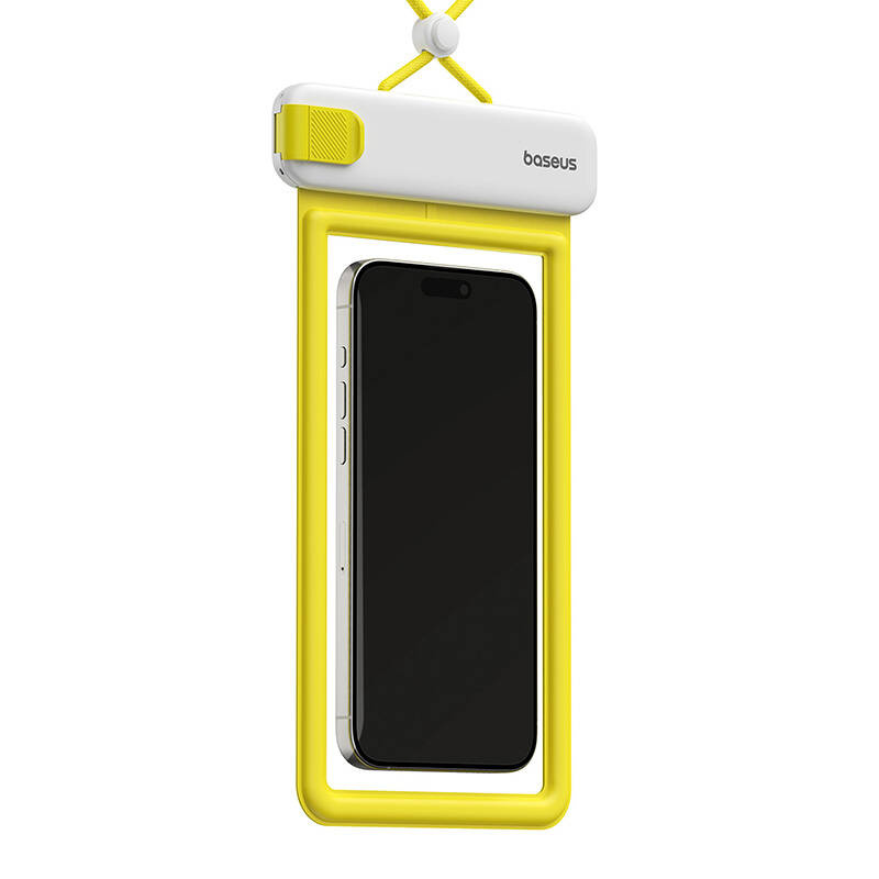 Këse uji për telefon Baseus Deepdive, IPX8, 4 shtresa mbylljeje, e verdhë