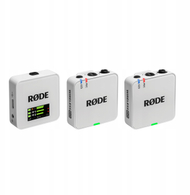 Sistem mikrofonash pa tela Rode Wireless GO Gen 3, 2.4 GHz, regjistrim 32 bit, i bardhë