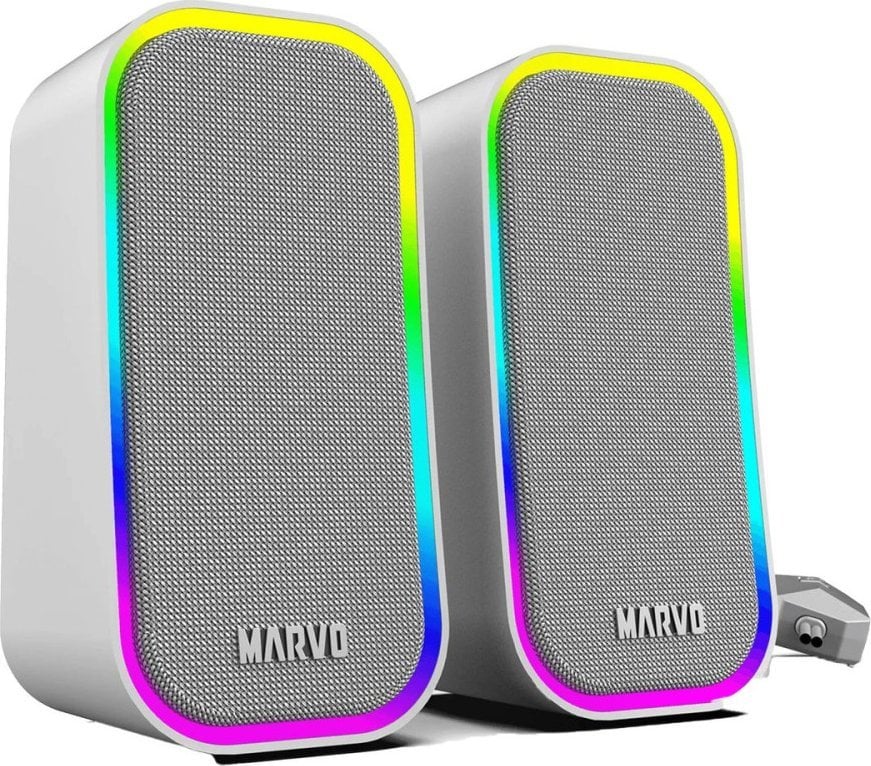 Bokse Marvo HAVOC 20GY, 6W, me ndriçim RGB, gri