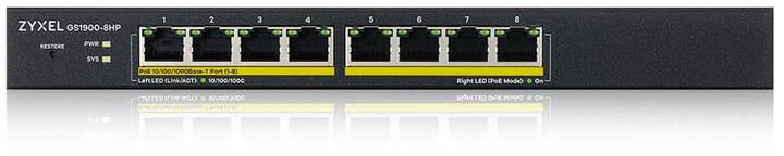 Switch Zyxel GS1900- 8HP