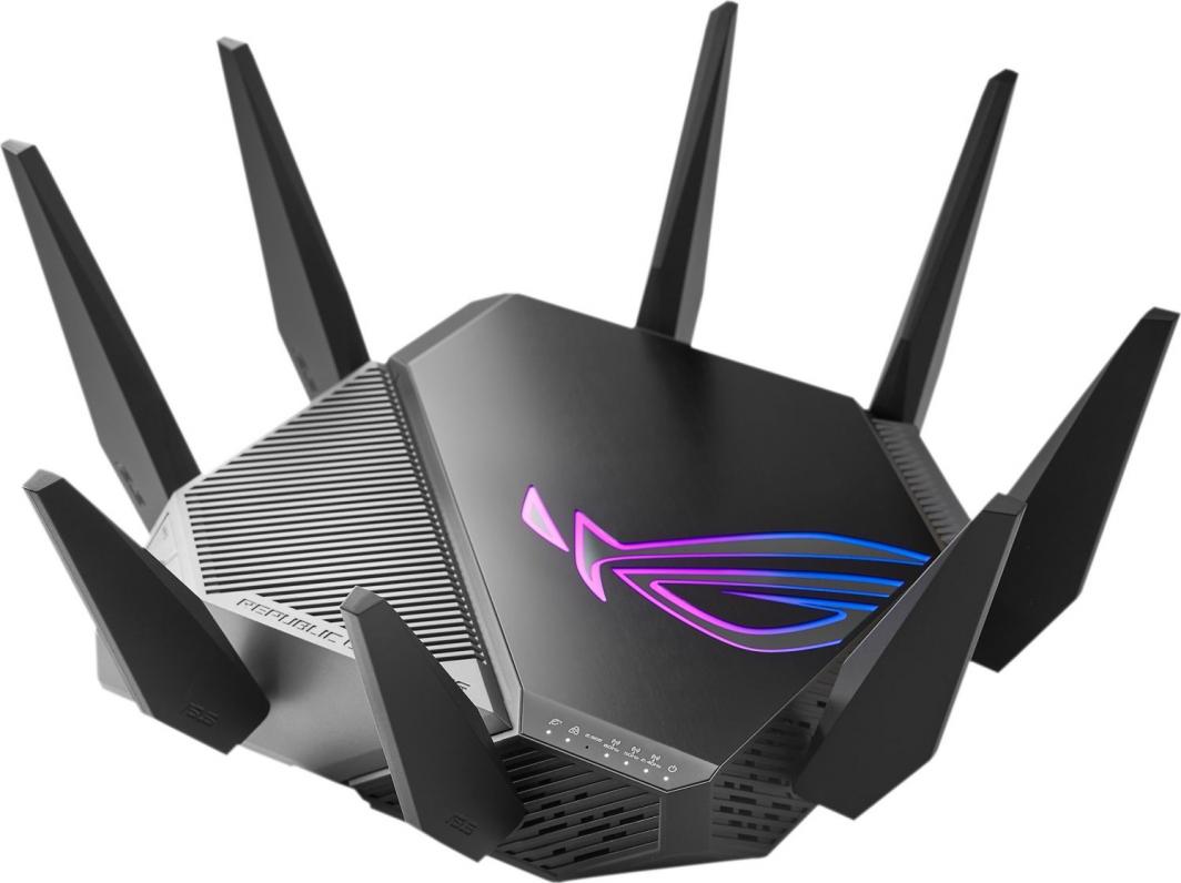 Ruter Asus ROG Rapture GT-AXE11000 (90IG06E0-MO1R00), Wi-Fi 6E, WPA3, i zi
