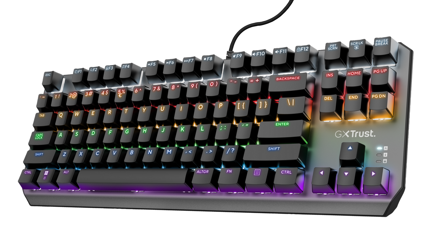 Tastierë Trust GXT834 TKL, Mechanical Callaz, e zezë