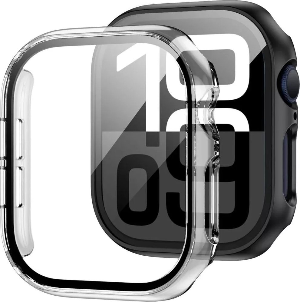 Kuti mbrojtëse Tech-Protect DEFENSE360 për Apple Watch 10 42mm, xham i integruar, transparente