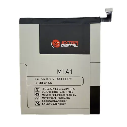 Bateri Extra Digital SM220229, Xiaomi Mi A1, 3080 mAh Lithium-ion