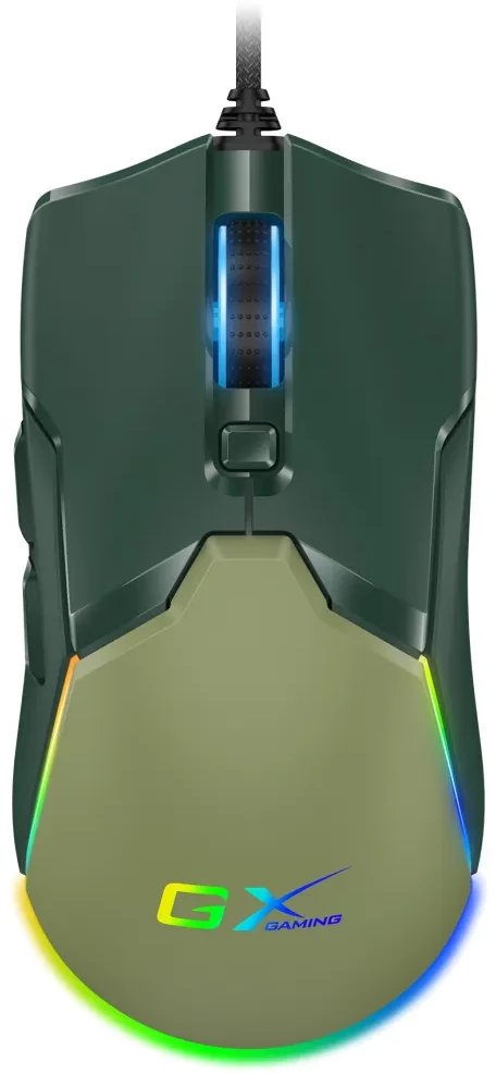 Maus gaming Genius GX Scorpion M700, RGB, me kabllo, jeshile Army