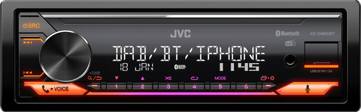 Radio makine JVC KD-X482DBT