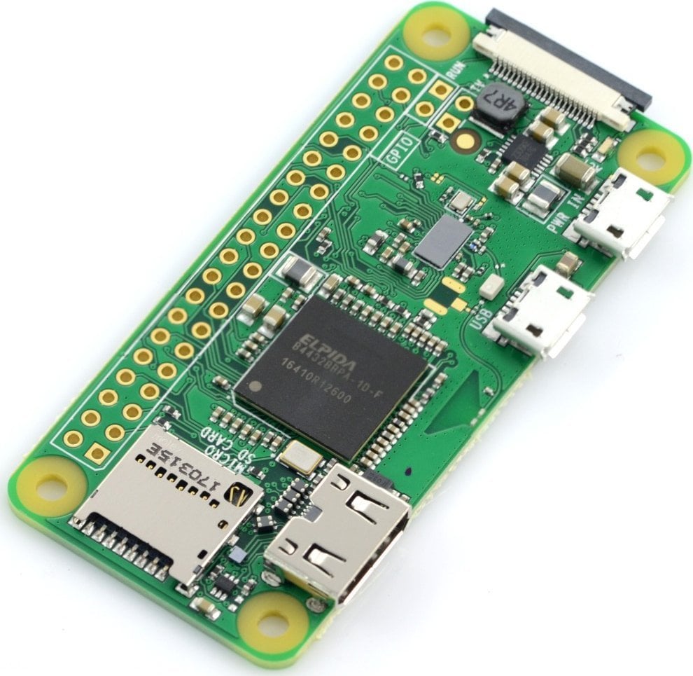 Mini kompjuter Raspberry Pi Zero W, 1GHz, 512MB RAM, WiFi Bluetooth