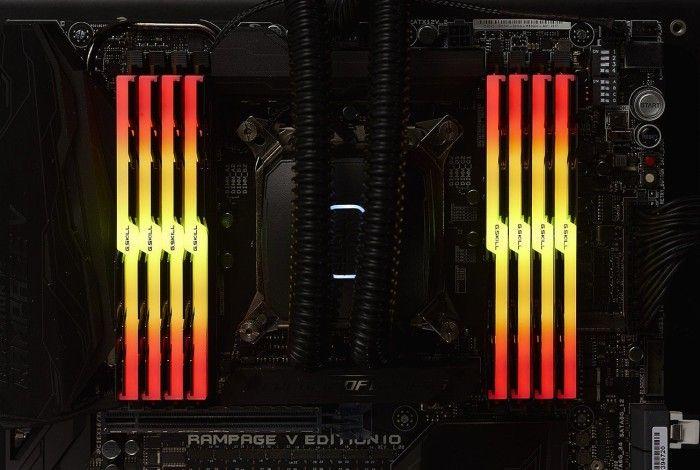 Memorie G.Skill Trident Z RGB, DDR4, 32 GB, 4000 MHz, CL16, F4-4000C16D-32GTZRA