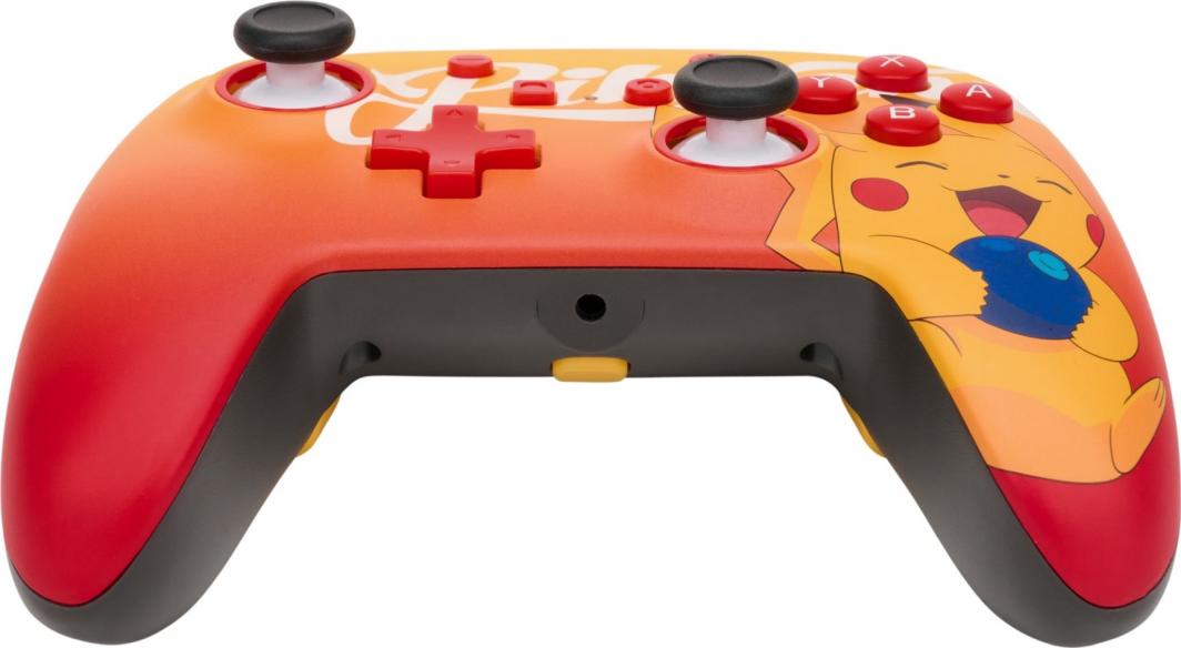 Kontroller PowerA Pokemon: Oran Berry Pikachu, me kabllo, i kuq