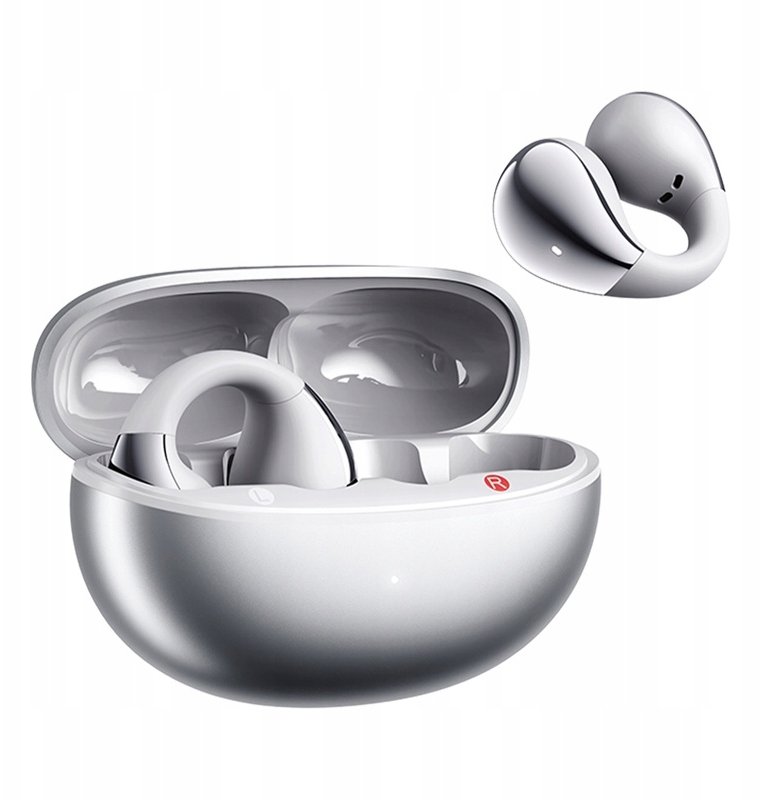 Kufje wireless QCY Crossky C30S, open ear, LDAC, Bluetooth 6.0, 40 orë, të zeza