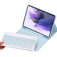 Këllëf me tastierë Strado CFS7FE për Samsung Galaxy Tab S7 FE S7 Plus, Bluetooth, blu