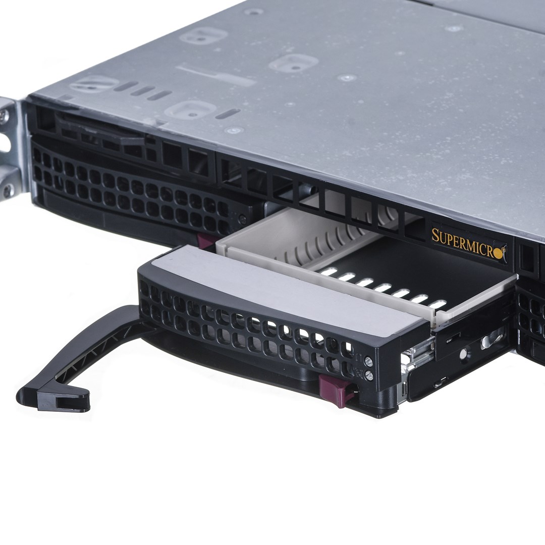 Kasa serveri Supermicro SuperChassis 813MFTQC-R407CB, rack 1U, furnizim 400W, gri