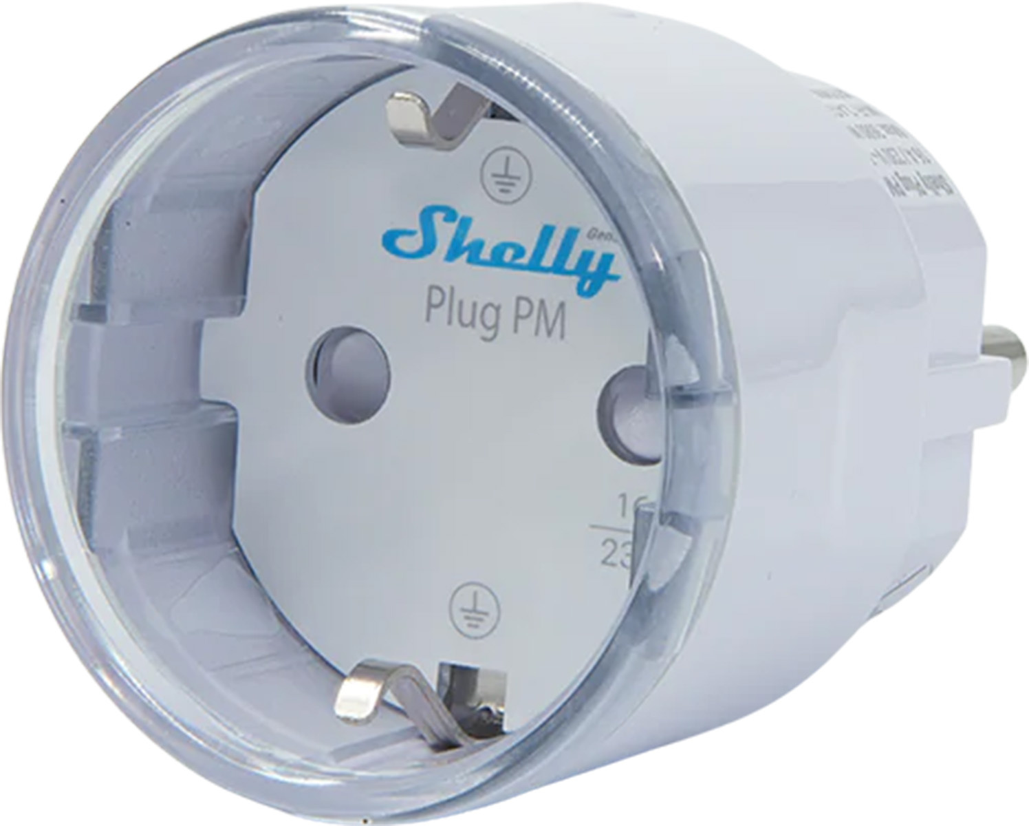Prizë inteligjente Shelly Plug PM Gen3, matje energjie, WiFi, e bardhë