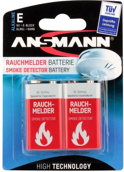 Set baterish Ansmann, 9V, 565mAh, 2 copë