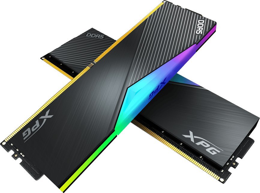 Рам меморија ADATA XPG Lancer RGB DDR5, 32GB, 6400MHz, црна