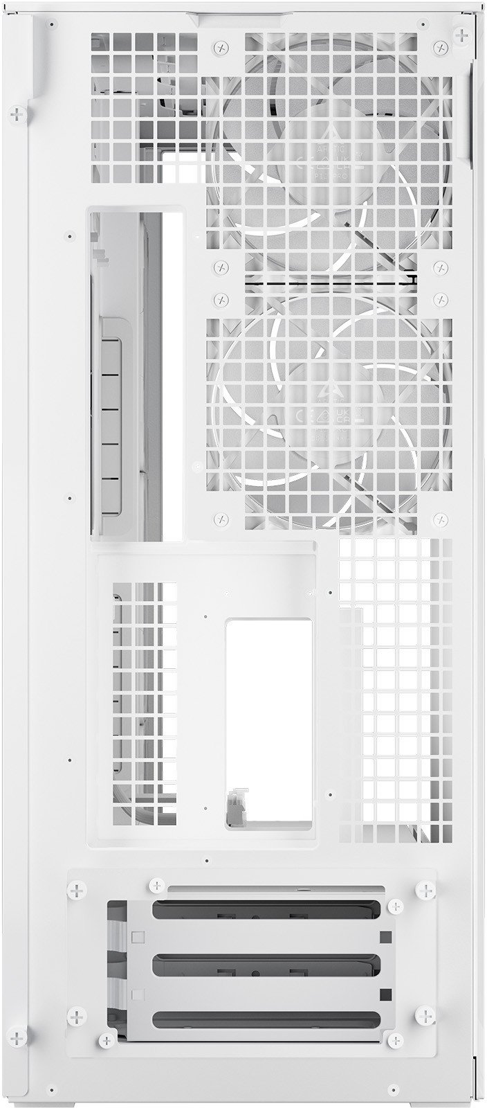 Kase kompjuteri Arctic Xtender, Mid Tower E-ATX, xham i temperuar, e bardhë