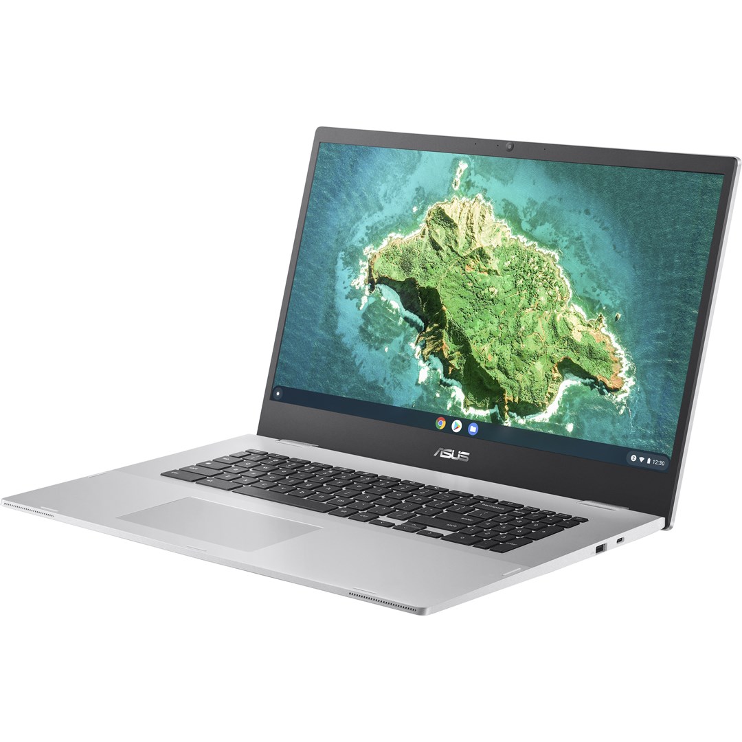Laptop ASUS Chromebook CX1700CKA-WS44F, 17.3", Celeron N4500, 4GB RAM, 64GB eMMC, i argjendtë
