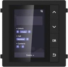 Modul ekrani Hikvision DS-KD-DIS, TFT 3.5", IP65, i zi