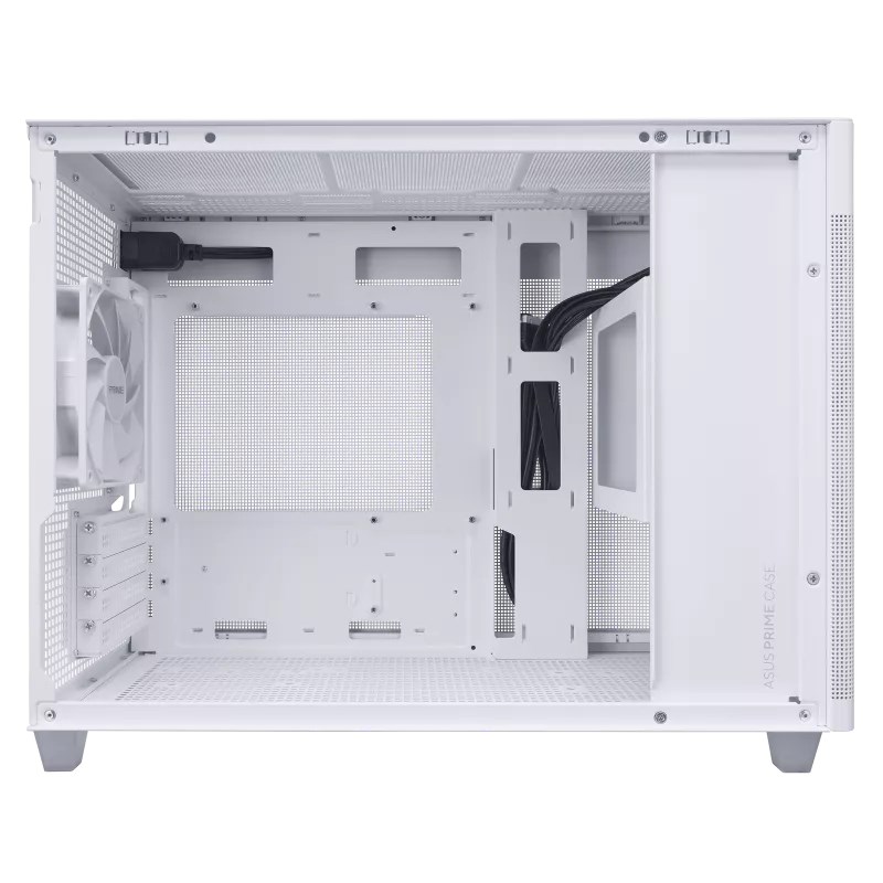 Kuti kompjuterike Asus Prime AP201 Tempered Glass, micro ATX, xham i temperuar, e zezë