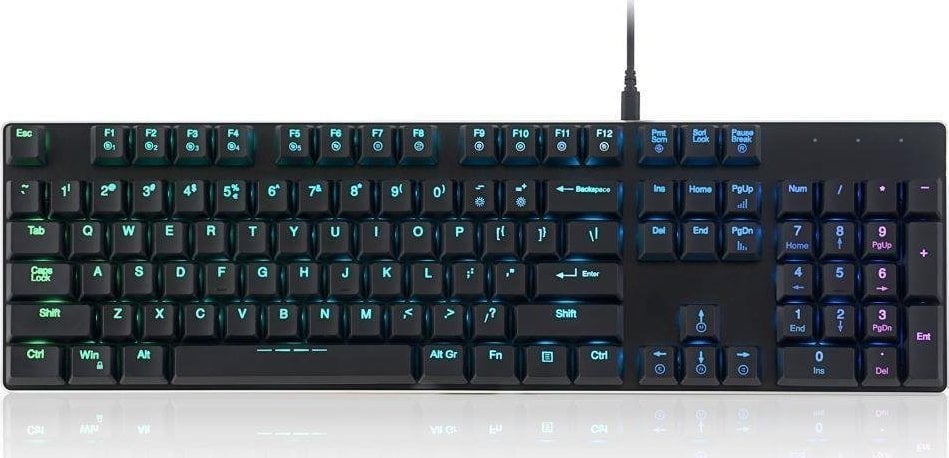 Tastierë Perixx, me kabllo, e zezë