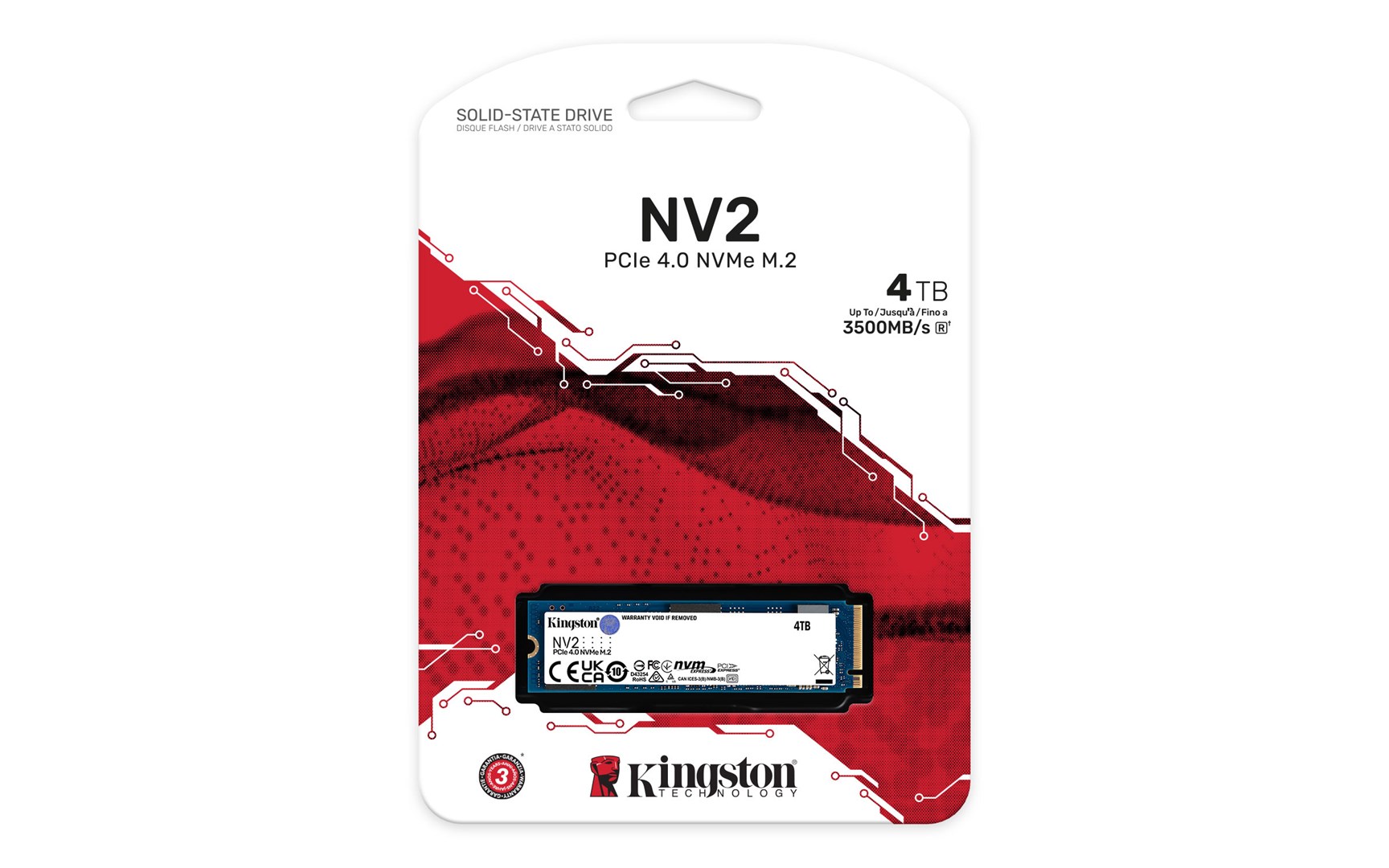 Disk SSD Kingston NV2, 4TB, M.2 2280 NVMe