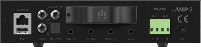 Amplifikator rrjeti iEAST eAMP2, streaming audio, kompakt, i zi