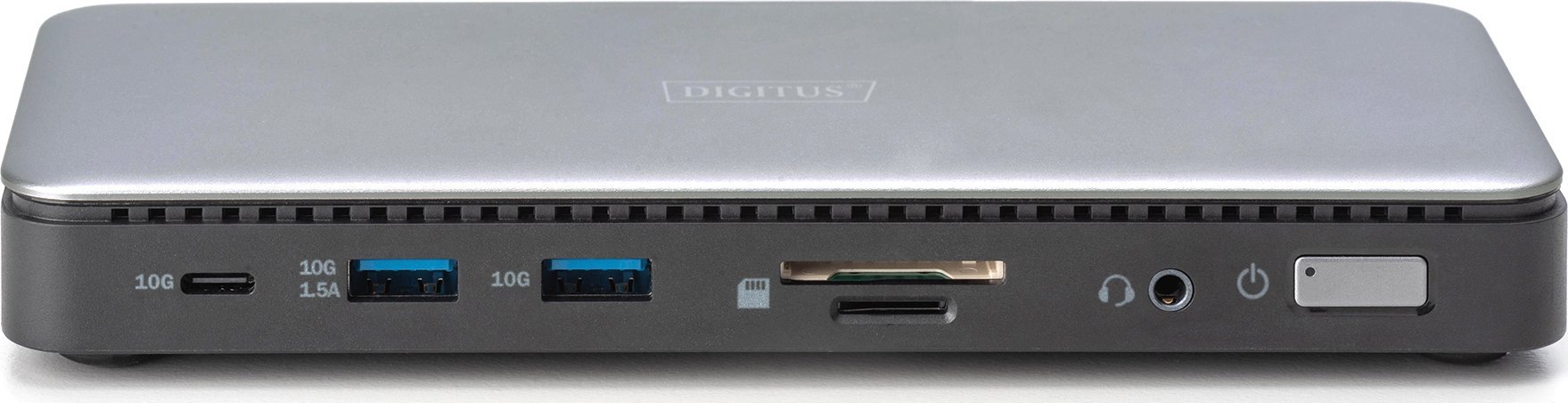 Docking station Digitus USB C, 11 porta, 3x 4K, gri