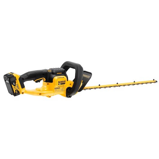 Gërshërë gardhi me bateri Dewalt DCMHT563P1-QW, 55 cm, 18V 5Ah, e verdhë