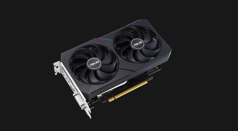 Kartelë grafike ASUS Dual RTX3050 O8G V2, NVIDIA GeForce RTX 3050, 8GB GDDR6, e zezë