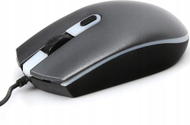 Maus Omega Rubber, 1000-2000 DPI, me kabllo, gri