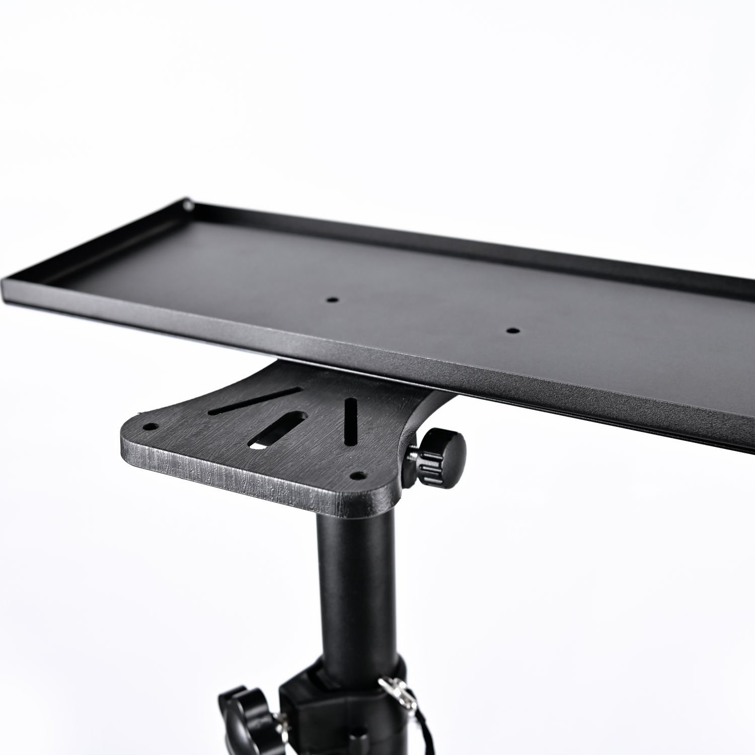 Stativ për laptop dhe projektor Mozos PL3, rregullim lartësie 1 1.8 m, platformë 28 x 38 cm, i zi