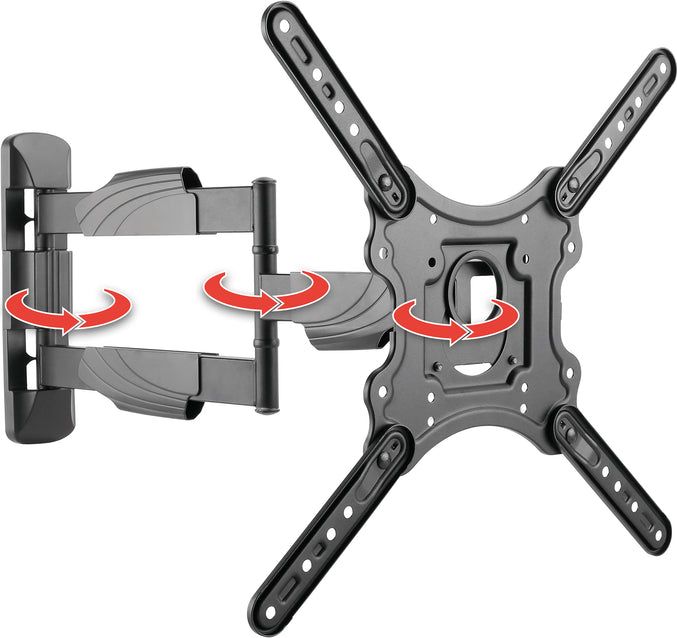 Mbajtëse muri për TV Schwaiger LWH35535 513, për ekrane të sheshta, e zezë